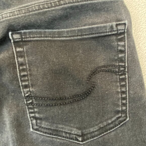 Signature by Levi Women's Jeans Size 8L 29x32 Black Stretch Denim Pull-On Skinny - Picture 9 of 12